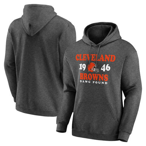 Cleveland Browns Heathered Charcoal Fierce Competitor Pullover Hoodie